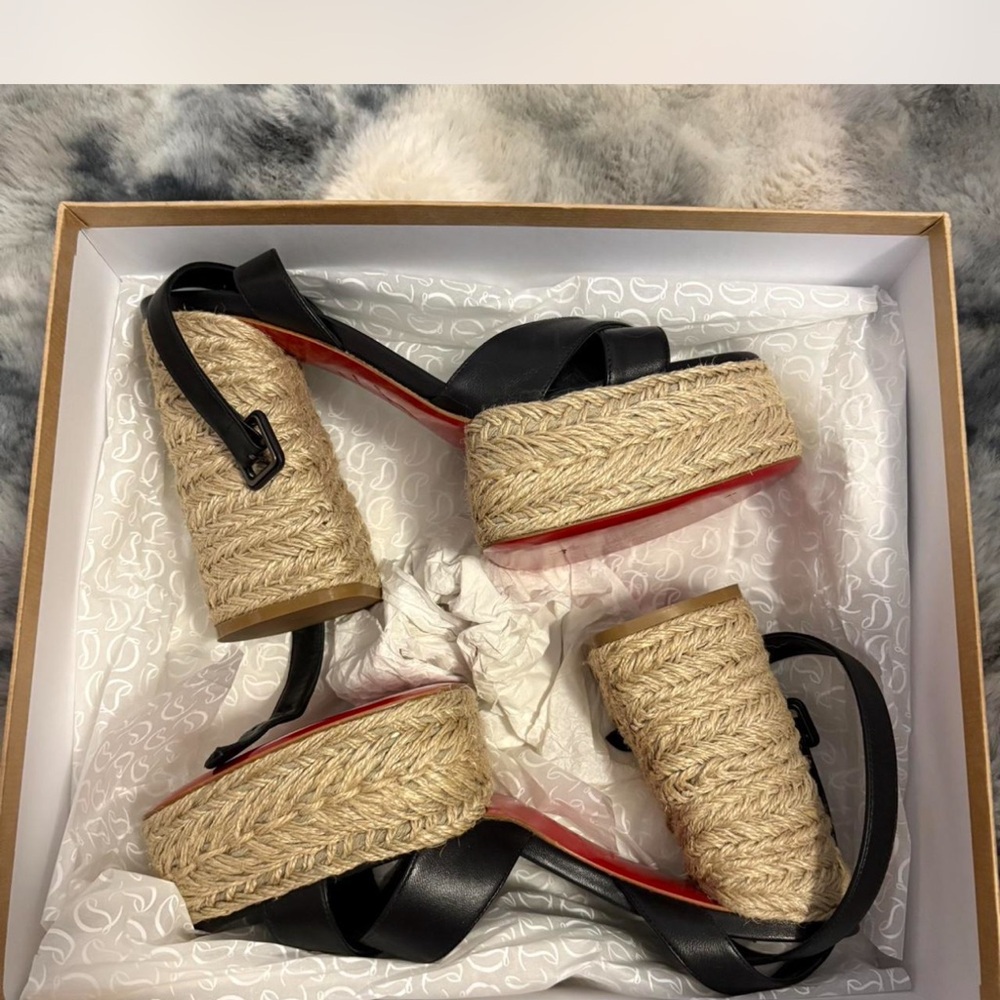 Black and Tan red bottoms